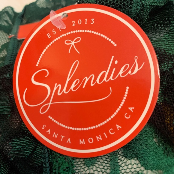 SOLD - Splendies 3 Leaf Clover Thong Panties Size 4x St. Patrick’s Day Lace New - Picture 10 of 11